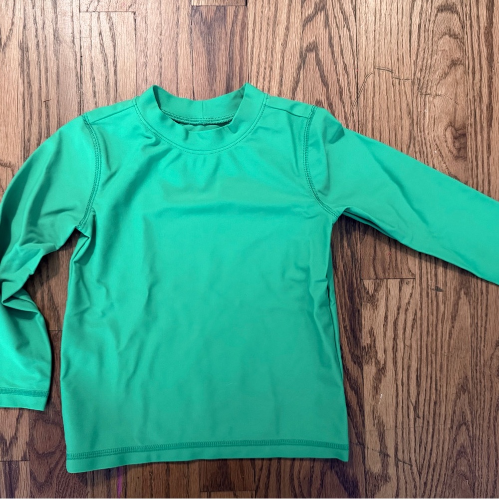 Primary Kids Long-Sleeve Swim Rashguard - Kelly Green 2T/3T